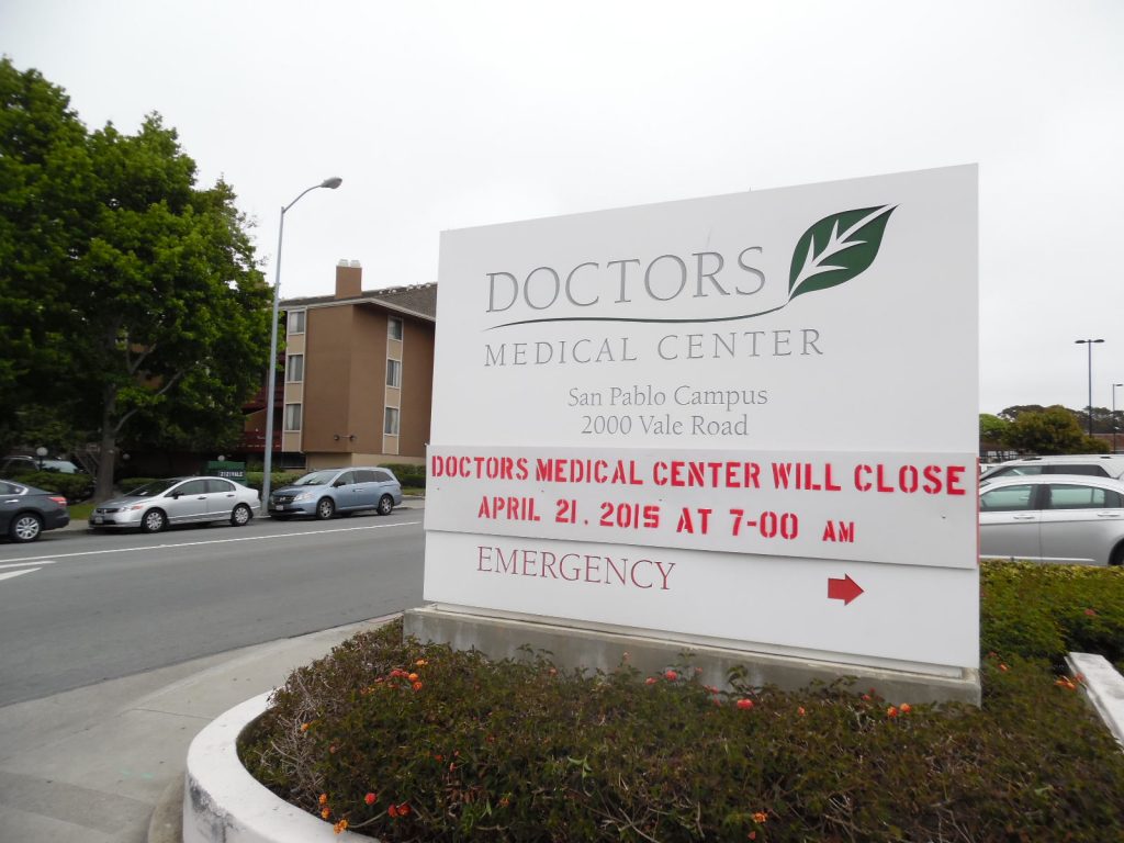 Community will continue to pay one of two Doctors Medical Center taxes following hospital closure