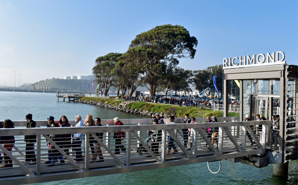 Richmond Ferry ridership exceeds first month expectations