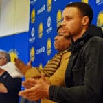 Steph Curry, Warriors unveil renovated Richmond basketball courts Steph Curry helps Warriors unveil renovated Richmond basketball courts