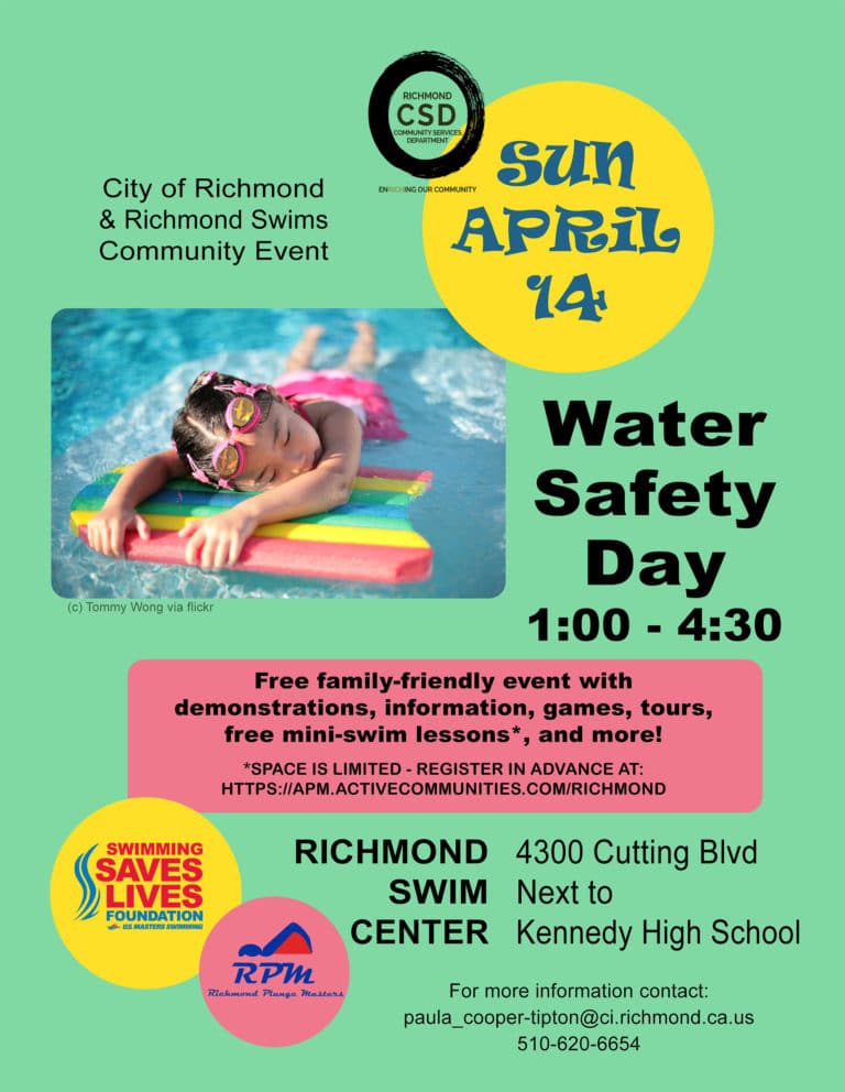Free Water Safety Day set for Richmond Swim Center Richmond Standard