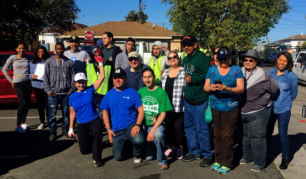 Volunteers improve 23rd St. on Cesar Chavez Day