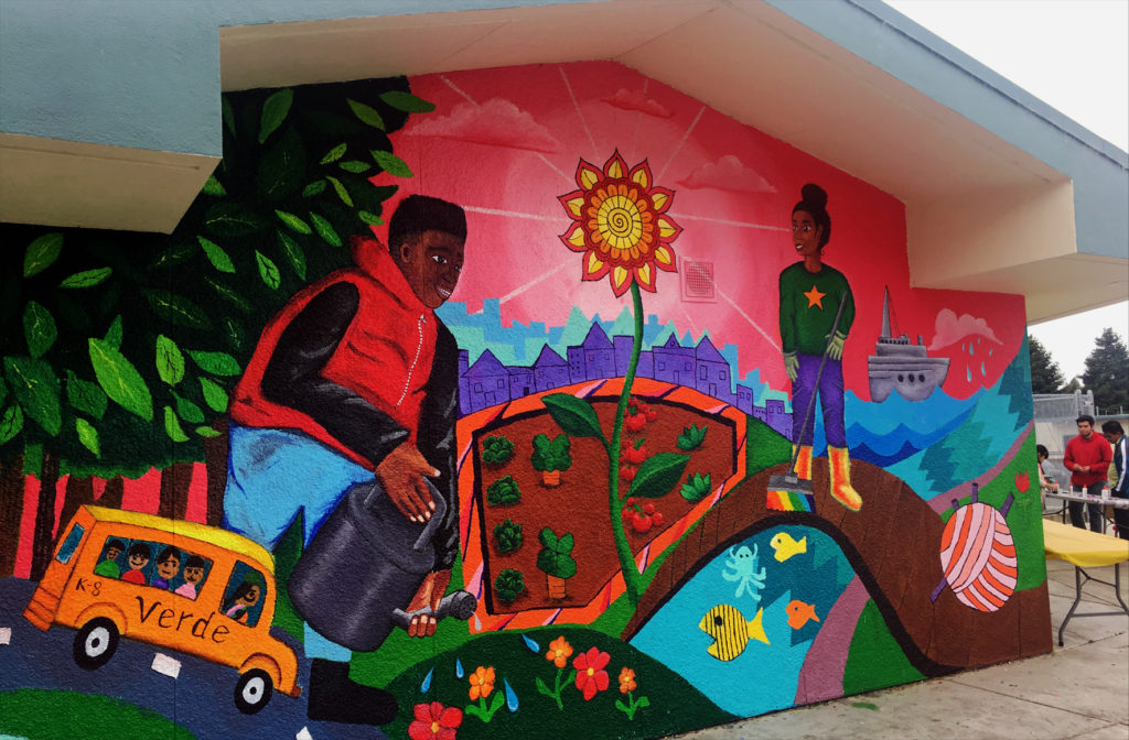 Verde Elementary celebrates campus art projects