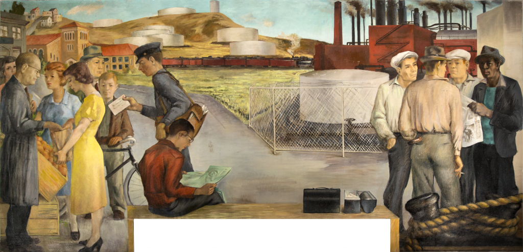 No controversy about this once missing Richmond mural