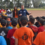 Affeldt joins Jr. Giants, Chevron for Science of Baseball clinic