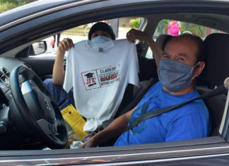 WCCUSD announce car-based ceremonies for Class of 2020 Kennedy High seniors pick up caps and gowns to cheers, applause