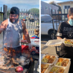 Trio of friends cook up, distribute 200 meals for homeless in Richmond Trio of friends cook up, distribute 200 meals for homeless in Richmond