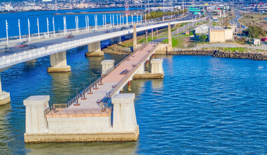 Brand new shoreline park opens on eastern side of Bay Bridge