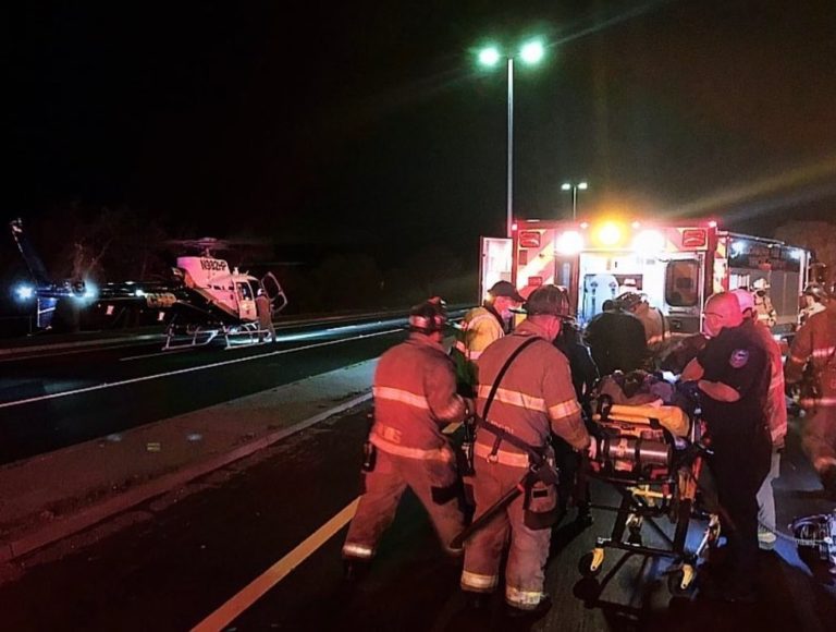 Richmond fire crews help extricate driver after parkway collision