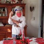 Rosie the Riveter Day event to feature Q&A with original ‘Rosie’ Mae Krier with her masks. (Photo courtesy of her great-granddaughter, Courtney Krier)