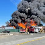 Pallet yard fire in North Richmond prompts two alarms Pallet yard fire in North Richmond prompts two alarms