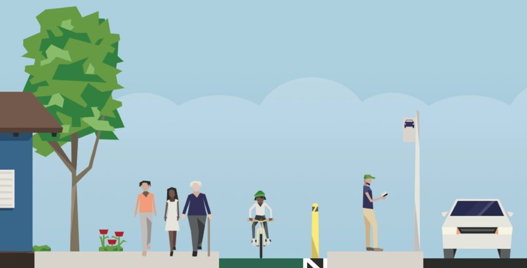 Temporary bus stop, bike lane and crosswalk coming to San Pablo intersection