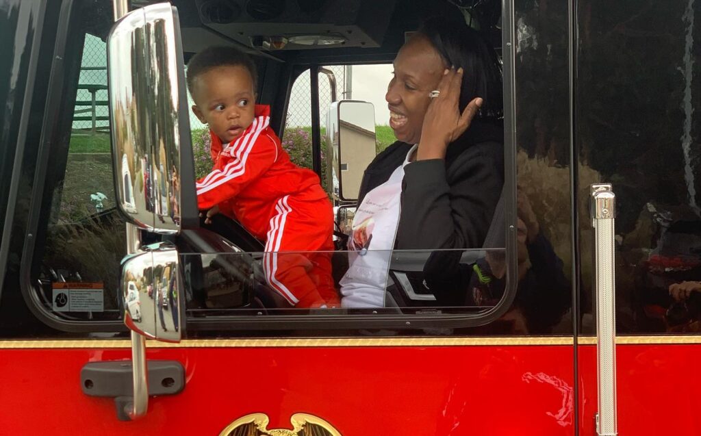 Richmond firefighters reunite with ‘special delivery’ baby