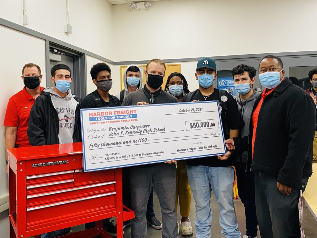 Kennedy High welding teacher wins $50K national teaching prize