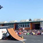 BMX bikers bedazzle students with stunts, secrets to success BMX bikers bedazzle Richmond students with stunts, secrets to success