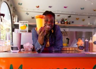 Mango cart pairs with cannabis dispensary for local popups Mango cart pairs with cannabis dispensary for local popups