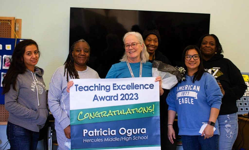 Four WCCUSD educators earn Ed Fund Teaching Excellence Awards