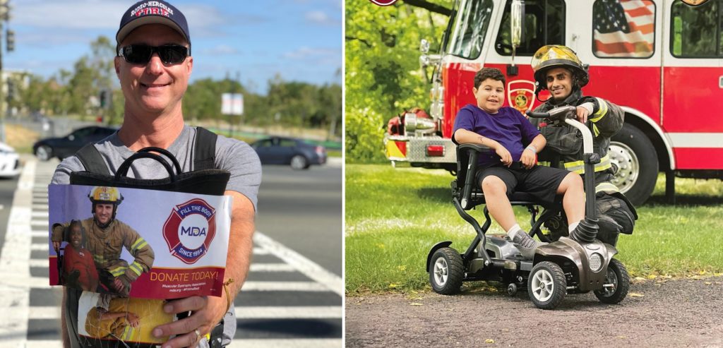 Firefighters aim to 'Fill the Boot' to help people with muscular dystrophy