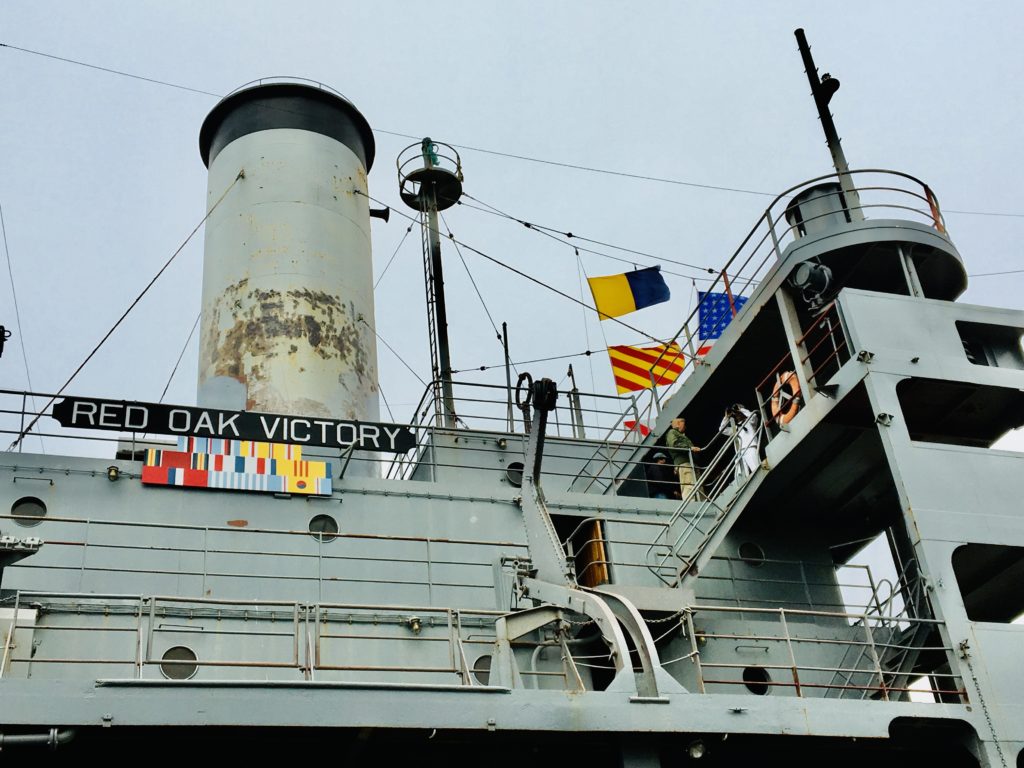 SS Red Oak Victory to screen holiday film, 'It's a Wonderful LIfe'