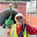 Ferry Point Tunnel mural gets touch up from original artist Ferry Point Tunnel mural gets touch-up from original artist