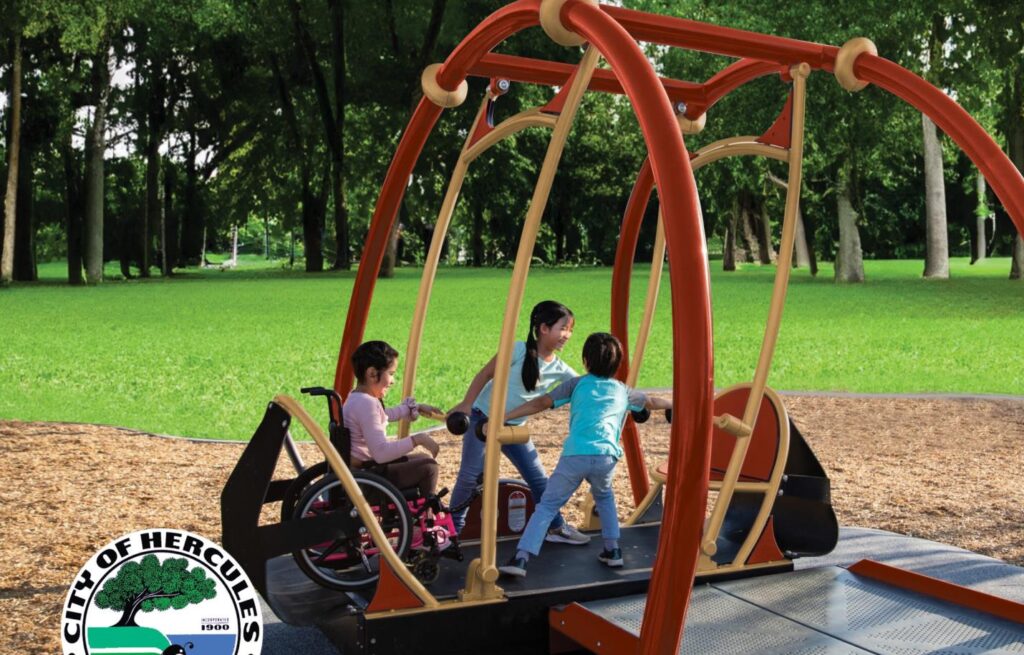 Hercules park gets new all-abilities swing