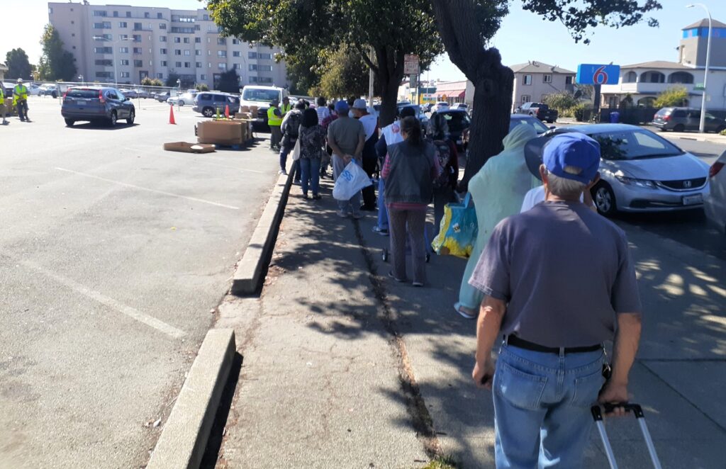 Food lines long in Richmond as residents endure rising costs