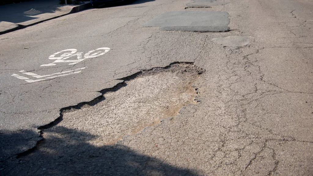 Local road conditions trend downward