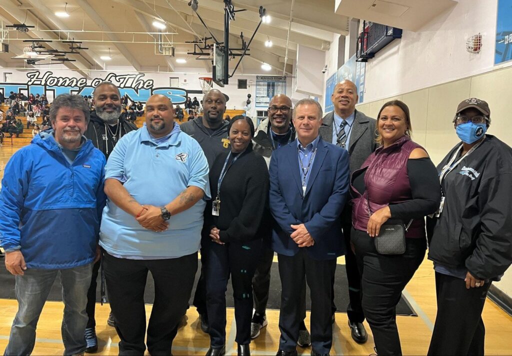 Hercules High honors 'Coach G' with gym dedication