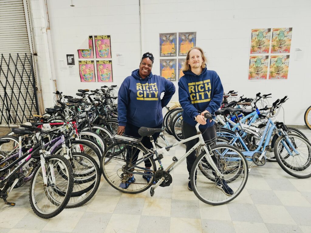 Rich City Rides receives bike donation via Stanford University, Cycles of Change