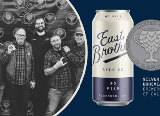 East Brother Beer wins silver medal at the Brewers Cup of California East Brother Beer wins silver medal at the Brewers Cup of California