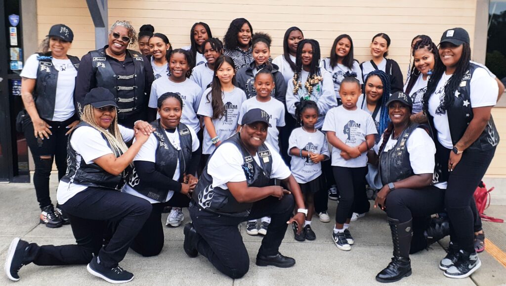 All-female motorcyle club rolls out red carpet for Richmond girls