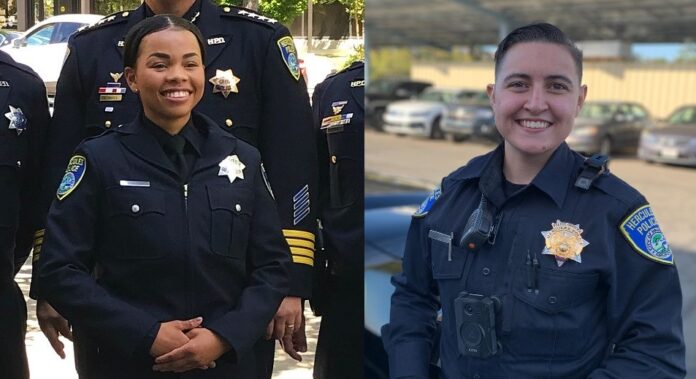 officer jade lawson and Officer Demi Gonis