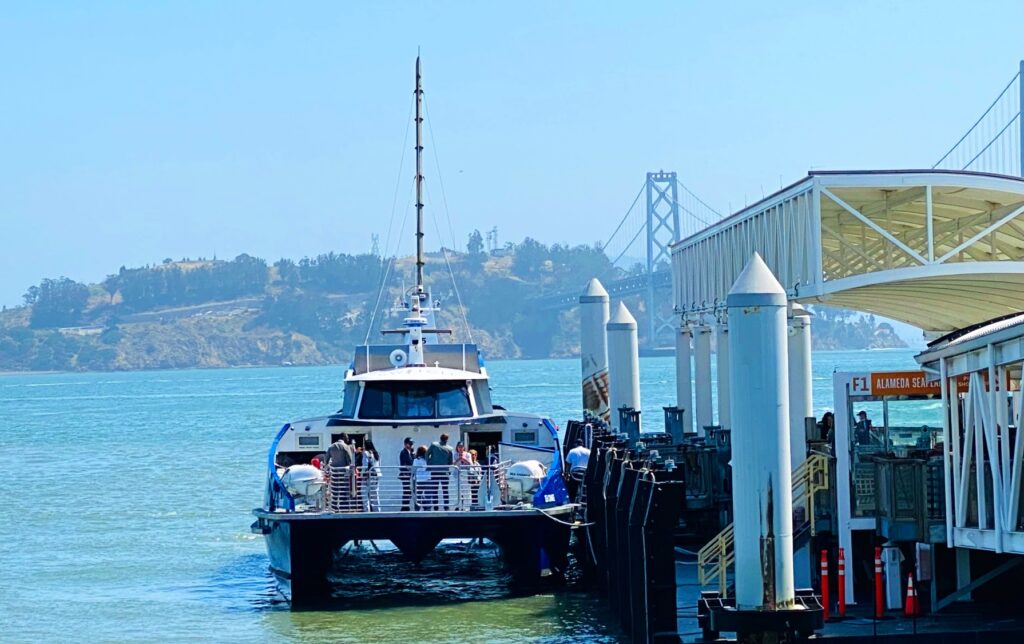 – San Francisco Bay Ferry today announced it carried 2.6 million passengers in 2024, a 16% increase over 2023. SF Bay Ferry’s 2024 average daily ridership of 7,148 passengers per day represents a recovery to 90% of pre-pandemic levels, one of the highest rates for any regional transit operator. Over the last six months of 2024, SF Bay Ferry ridership reached 97% of pre-pandemic levels. “We continue to see strong growth in ferry ridership thanks to our strategic decisions to adopt competitive fares and enhanced schedules in addition to the unique benefits of water transit,” said Jim Wunderman, Chair of the SF Bay Ferry Board of Directors. “We’re encouraged by the growth and expect to continue the upswing in 2025.” The agency saw ridership gains from several areas. • Peak morning commute ridership grew 14% compared to 2023. • Weekend ridership grew 12% and sits at 115% of 2019 levels. • All transbay routes experienced at least 10% year-over-year ridership growth, with the Richmond and Harbor Bay routes experiencing 20% annual growth in 2024. SF Bay Ferry also launched three pilot services in 2024: The Redwood City Ballpark Pilot, the Sea Change Hydrogen Fuel Cell Demonstration Project, and the Oakland Alameda Water Shuttle. These pilot services carried a combined 55,000 passengers in 2024. A customer survey completed in 2024 found the top five reasons SF Bay Ferry passengers choose the service over driving or other modes are: • To have a more relaxing commute • To avoid traffic • To protect the environment • To more productively use their time • To save money San Francisco Bay Ferry is a regional public transit agency tasked with developing, operating and expanding ferry service on the San Francisco Bay and with coordinating the water transit response to regional emergencies. The agency operates ferry routes connecting the cities of Alameda, Oakland, Richmond, San Francisco, South San Francisco and Vallejo. More information is available at https://sanfranciscobayferry.com/media-center.