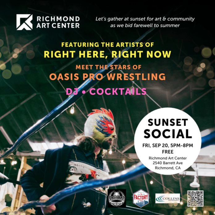 Richmond Art Center features pro wrestlers, upcycled art and more