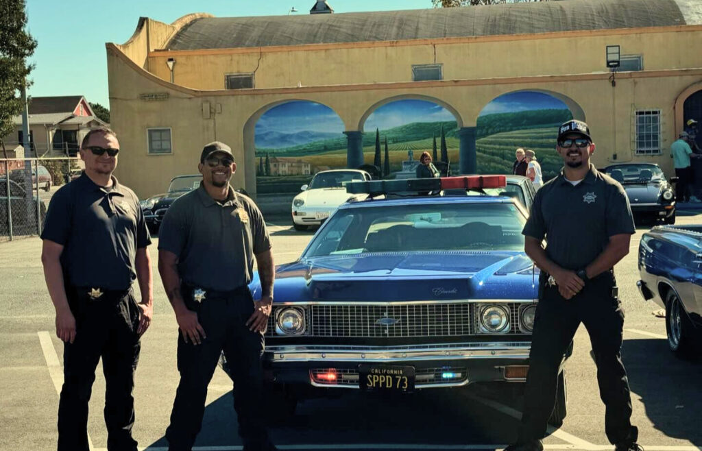 San Pablo police display special 1973 Impala at Richmond car show
