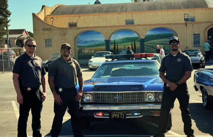 San Pablo police display special 1973 Impala at Richmond car show