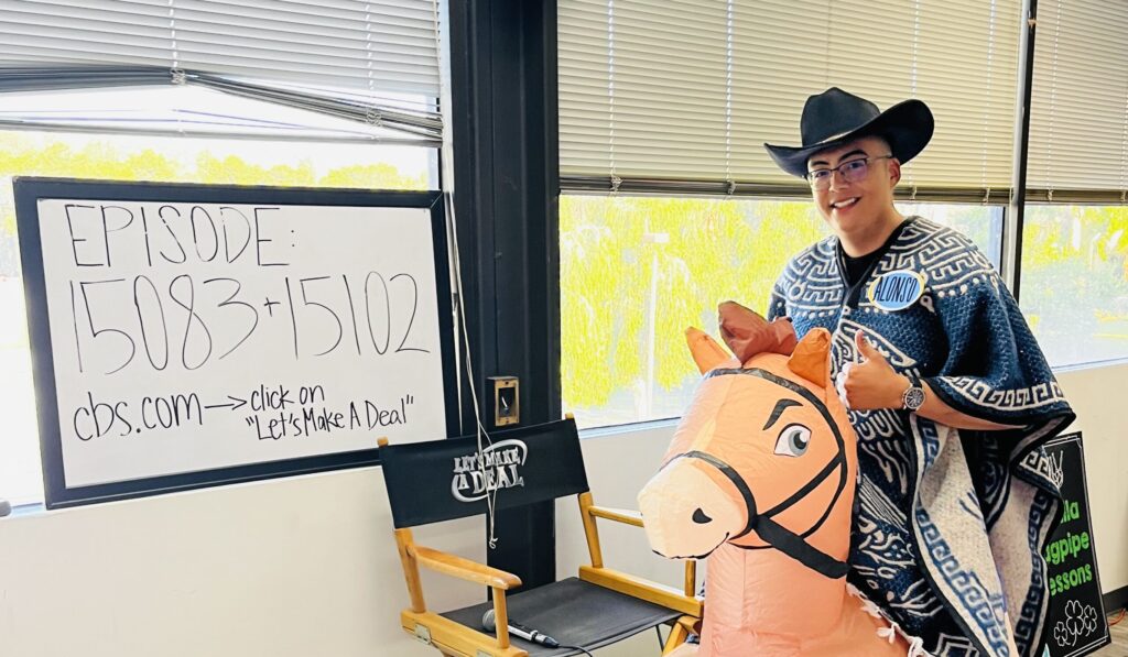 Local actor appears on Let’s Make a Deal with ‘pet horse’