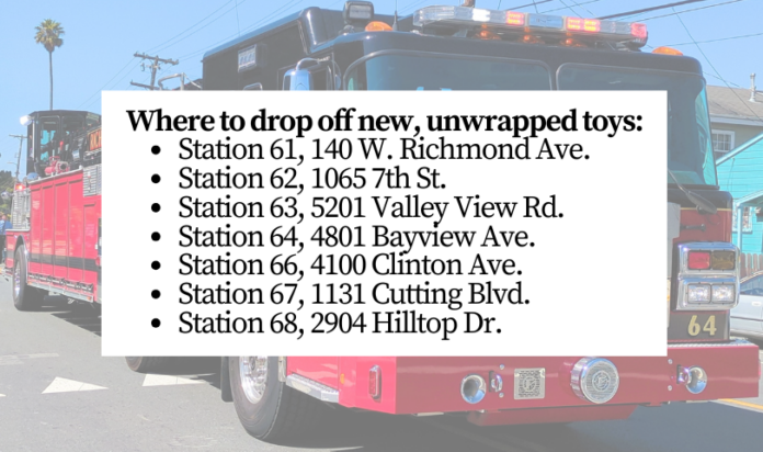 Richmond Fire and Police Toy Program ushers in the season of giving