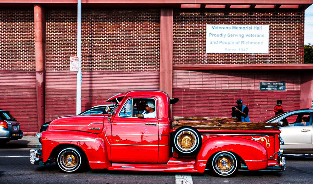 and pics of red lowrider by Jesus “Frisco Lens” Coba