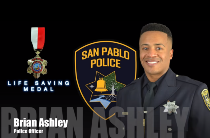 San Pablo police officer honored for saving life of overdose victim