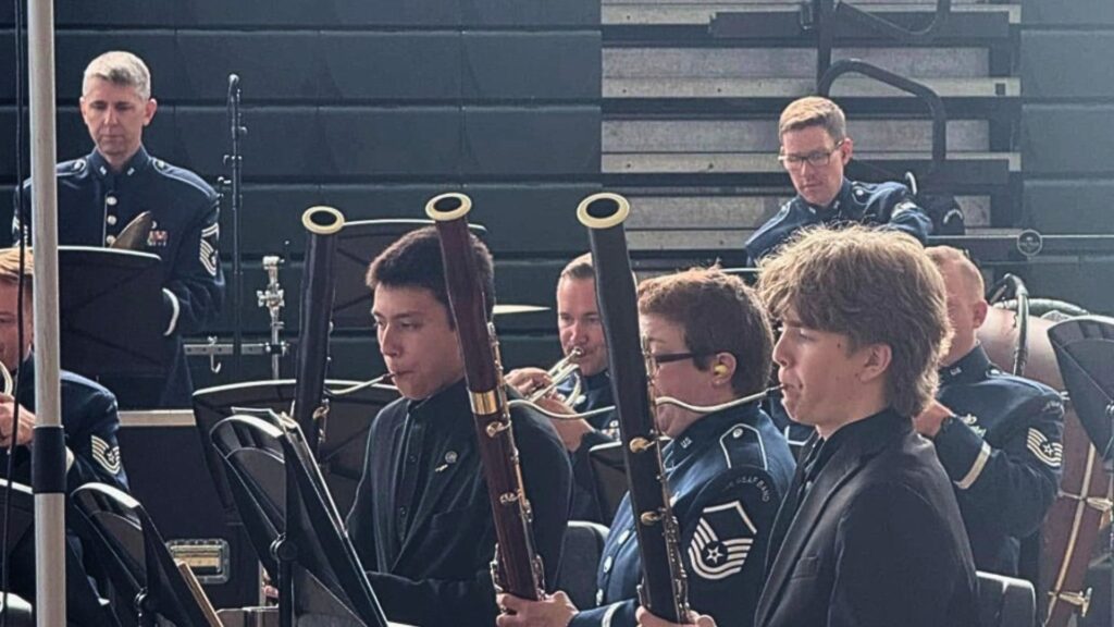 U.S. Air Force Band performs with El Cerrito High students