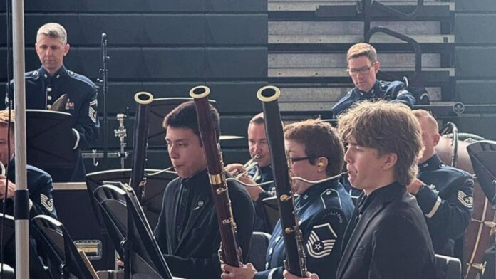 U.S. Air Force Band performs with El Cerrito High students