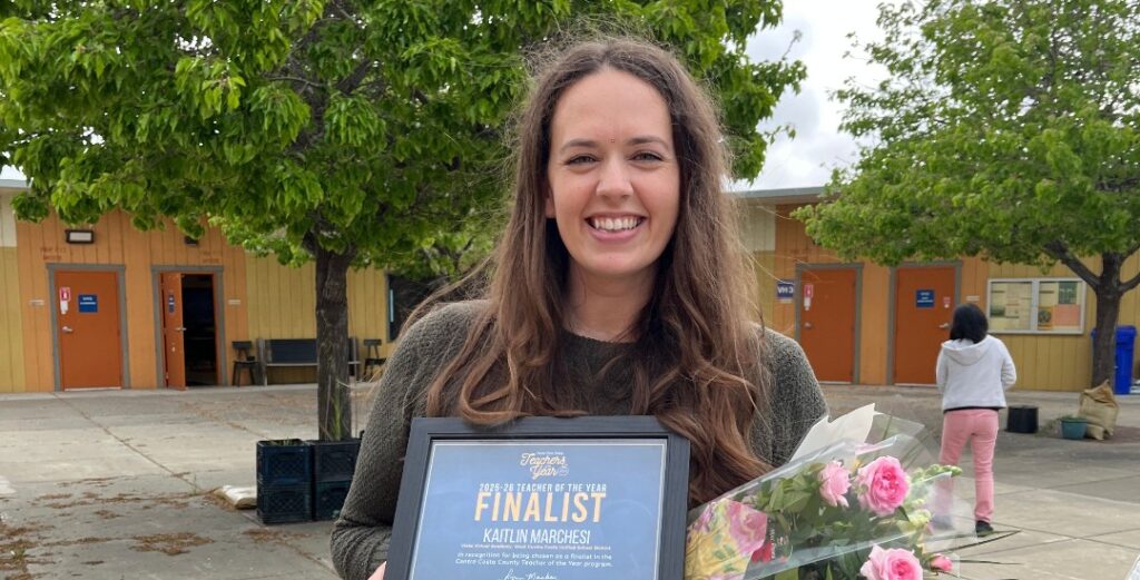 WCCUSD’s Kaitlin Marchesi named County ‘Teacher of the Year’ finalist