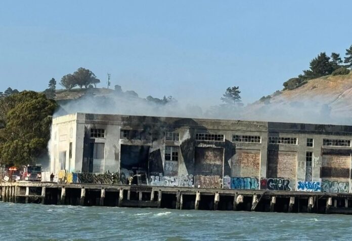 Richmond firefighters battle blaze at vacant Terminal 1 building