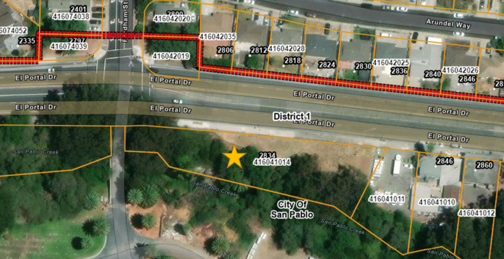 Four-unit residential project proposed along El Portal Drive