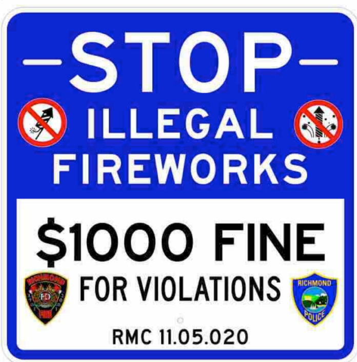 Drone patrols, fines & flyers: Richmond’s new offensive against illegal fireworks