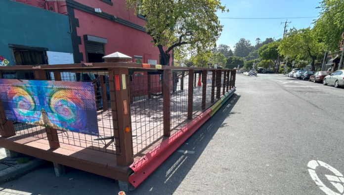 Owner says goodbye to Up & Under Pub parklet after city denial