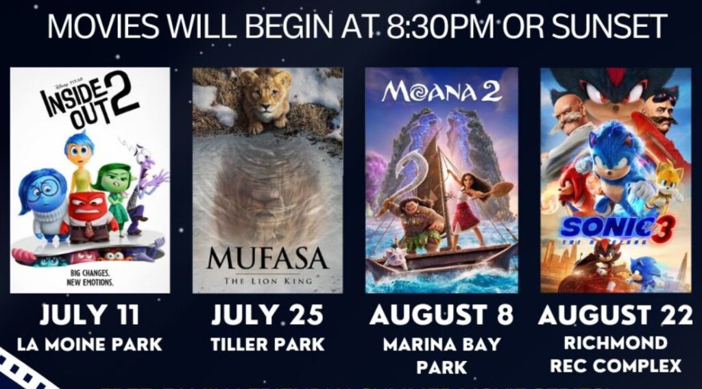 West Contra Costa cities are screening movies in their parks