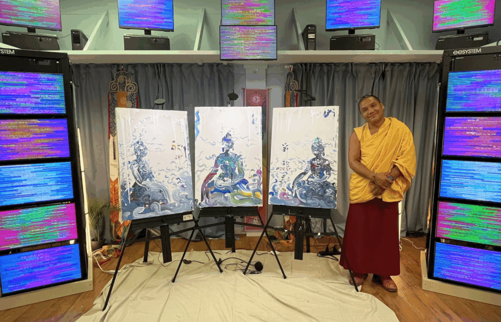 Tibetan monk, artist Lama Tashi Norbu visits Richmond wellness center