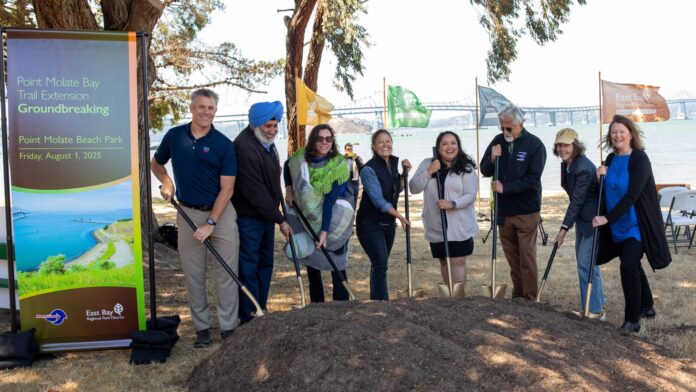 Ground breaks on Point Molate Bay Trail Extension Project