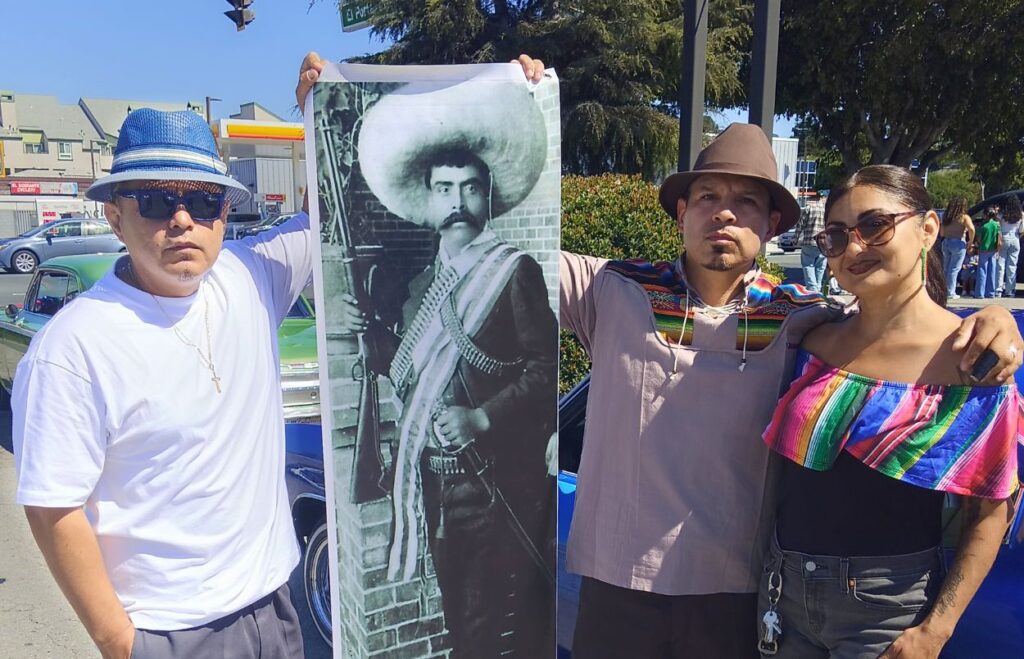 Indigenous lowrider community joins Labor Day protest against ICE in Richmond